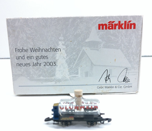 Märklin mini club Z Glas-Kesselwagen "Glühwein" neues Jahr 2003 - in OVP # 11276 | Zustand: Gebraucht