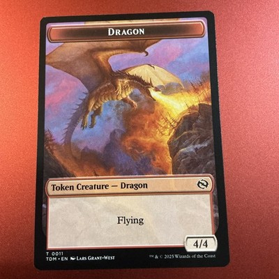 MTG - Tarkir Dragonstorm - Dragon Warrior #11/13 Token M/NM Regular | eBay
