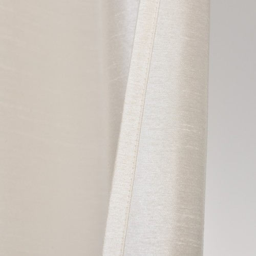 Faux Silk Semi Sheer Curtains Grommet Top Light Reducing Silk Drapes, 2panels - Picture 23 of 40