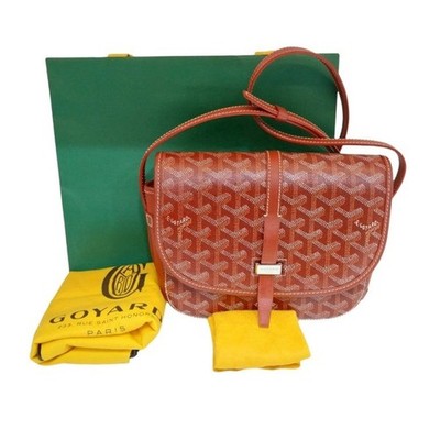 Goyard Crossbag Belvedere PM rot Canvas PVC 154387794