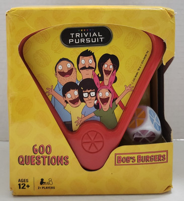 Trivial Pursuit Bob's Burgers (USAOPOLY, 2020) quickplay edition, 600 questions)