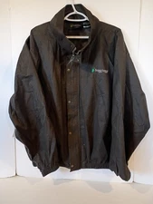 Frogg Toggs Pro Action Coat Mens L Black Full Zip Jacket Fishing Hiking Outdoor