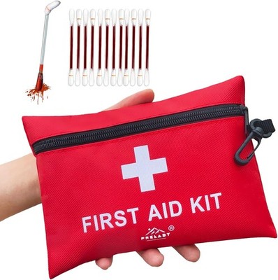 152 Piece Small First Aid Kit, Travel Size First Aid Kit TSA Approved Mini Forst