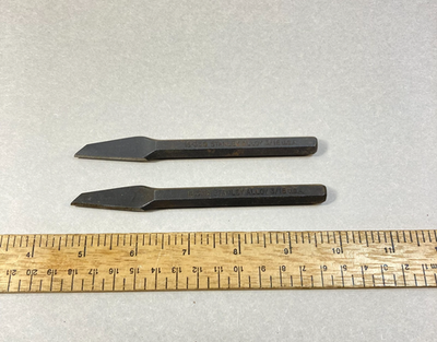 #ad #ad Stanley Cold Chisel 2 Pc Round Nose 3 16quot; #18 355 USA $14.00