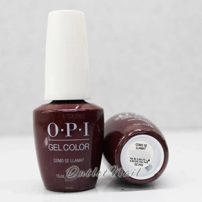 OPI Soak-Off GelColor PERU Collection - GCP40	Como Se Llama? - 0.50 oz