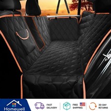 Dog Car Seat Cover for Back Seat, Hard Bottom Back Car/SUV/Small Truck