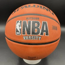 Vtg Spalding Basketball Outdoor Full Size NBA Varsity Ball NOS - David J Stern