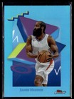 Front of 2024-25 Finest #136 James Harden Sky Blue Refractor