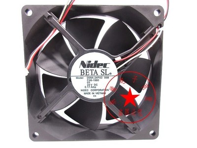 1PC NIEDC D09A-24PS2 05B 24V 0.17A 9225 Elevator inverter cooling fan  #jd