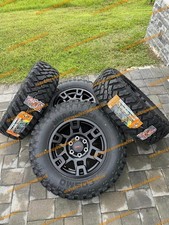 17x9 TRD PRO MATTE BLACK WHEELS RIMS MT TIRES TOYOTA TACOMA 4RUNNER FJ CRUISER 0