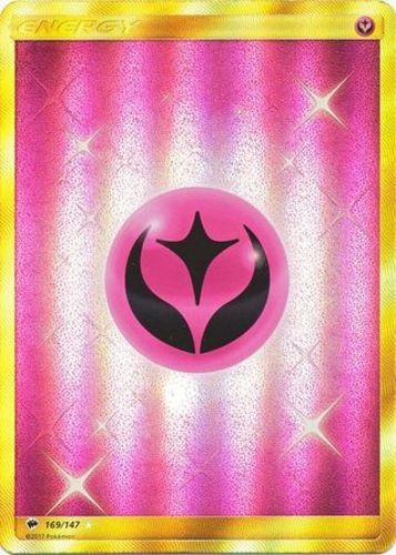 Moderately Played Fairy Energy - 169/147 - Secret Rare Pokemon Burning Shadows