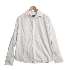 Lakeland Men's White Shirt S 66 Polyester 34 Cotton Regular Fit Long Sleeve
