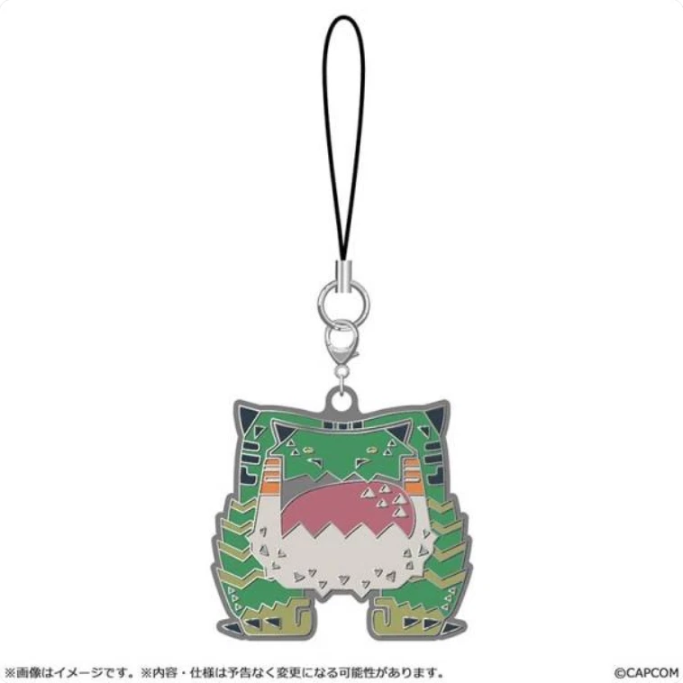 Monster Hunter Wilds Monster Icon Metal Keychain Collection BOX (10PCS) Capcom N - Image 4 of 4