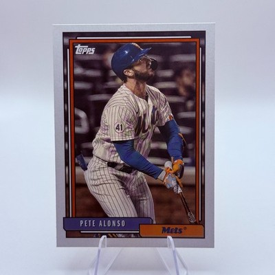 Pete Alonso 2021 Topps Update #T92-31 1992 Topps Redux New York Mets Card MLB