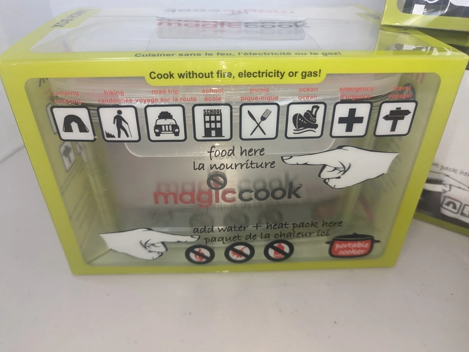 Fiambrera Magic Cook Cocina Sin Fuego Electricidad Ni Gas 11 Paquetes de Calor Foto 2 de 4