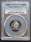 1963 Roosevelt Proof Dime 10c PCGS PR67 DCAM #98593