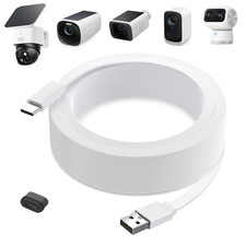 25Ft Power Cable for Eufy Solocam S220/S340, C210, Power Extension Cable for Euf
