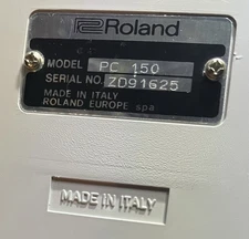 Roland PC-150 MIDI Keyboard Controller Made in Italy Vintage 49-Key