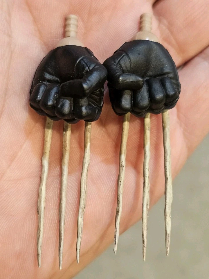 1/6 Sideshow Uncanny X-Men Wolverine Tiger Bone Claws Hands Ex Exclusive Logan B - Image 2 of 2