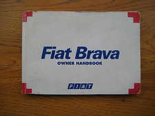 Fiat Brava Owners Handbook/Manual 96-01