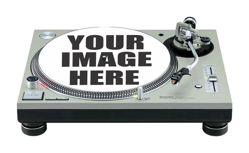 Специальный коврик «Ваше изображение художественное логотип здесь» для техники или любого проигрывателя DJ - Изображение 2 из 3