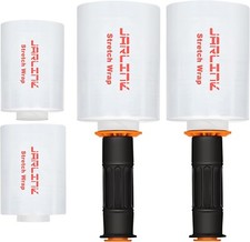 JARLINK 4 Pack Stretch Wrap, 5 Inches Shrink Wrap for Pallet Wrap, Moving