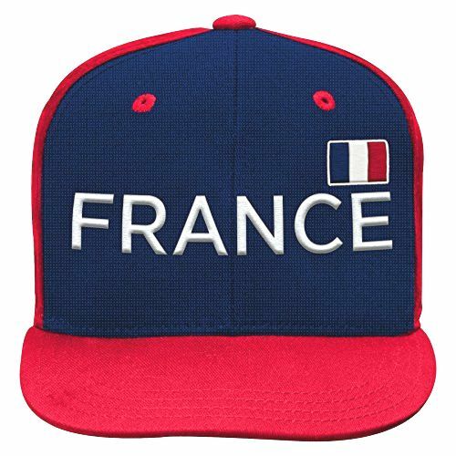 Snapback homme adulte International Soccer France, taille unique, bleu marine - Photo 1 sur 4