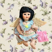 Paradise Galleries Porcelain Angel Doll, Vintage