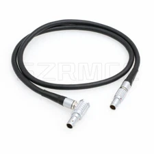 Ambient NanoLockit 5 Pin to Elbow EXT 9 Pin Timecode In Out Cable for RED Komodo