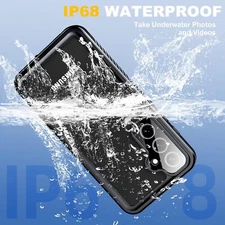 Waterproof Case for Samsung Galaxy S24 FE/S24+/S23 S25 FE Shockproof Phone Cover
