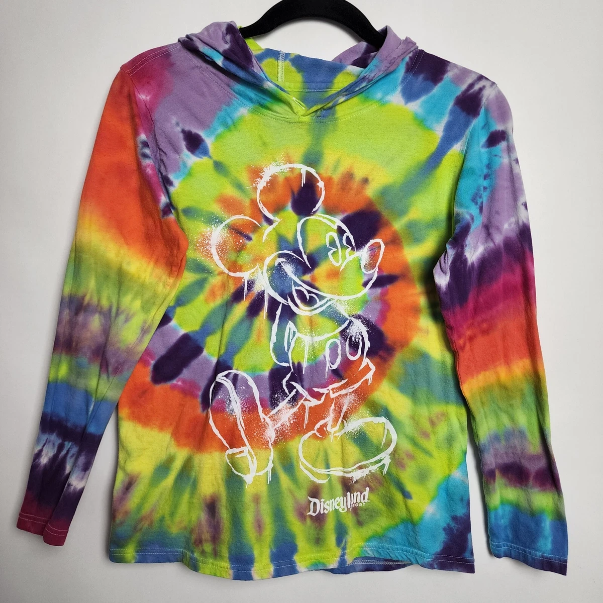 Tie dye clearance mickey mouse hoodie