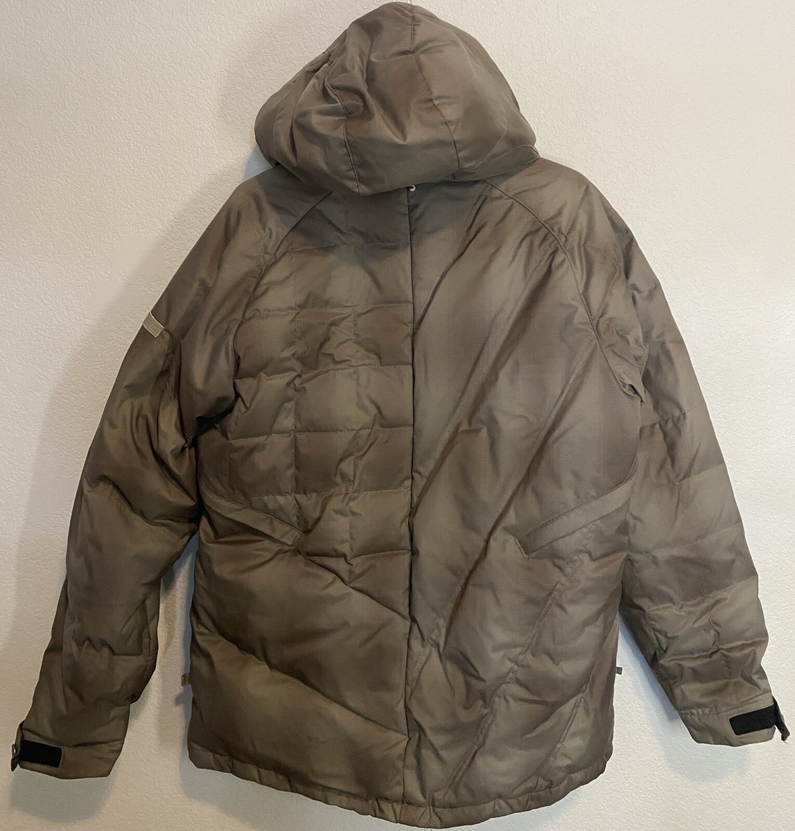 Capp3l Snowboard Ski Jacket With Hood by Ride Mens Gray Waterproof