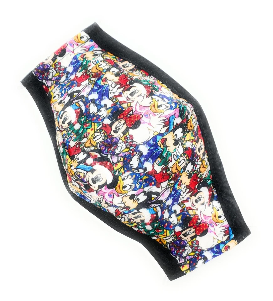 Maskara di BengC Mickey Minnie Natale ADULTO Maschera Viso Clip Naso - Immagine 2 di 4