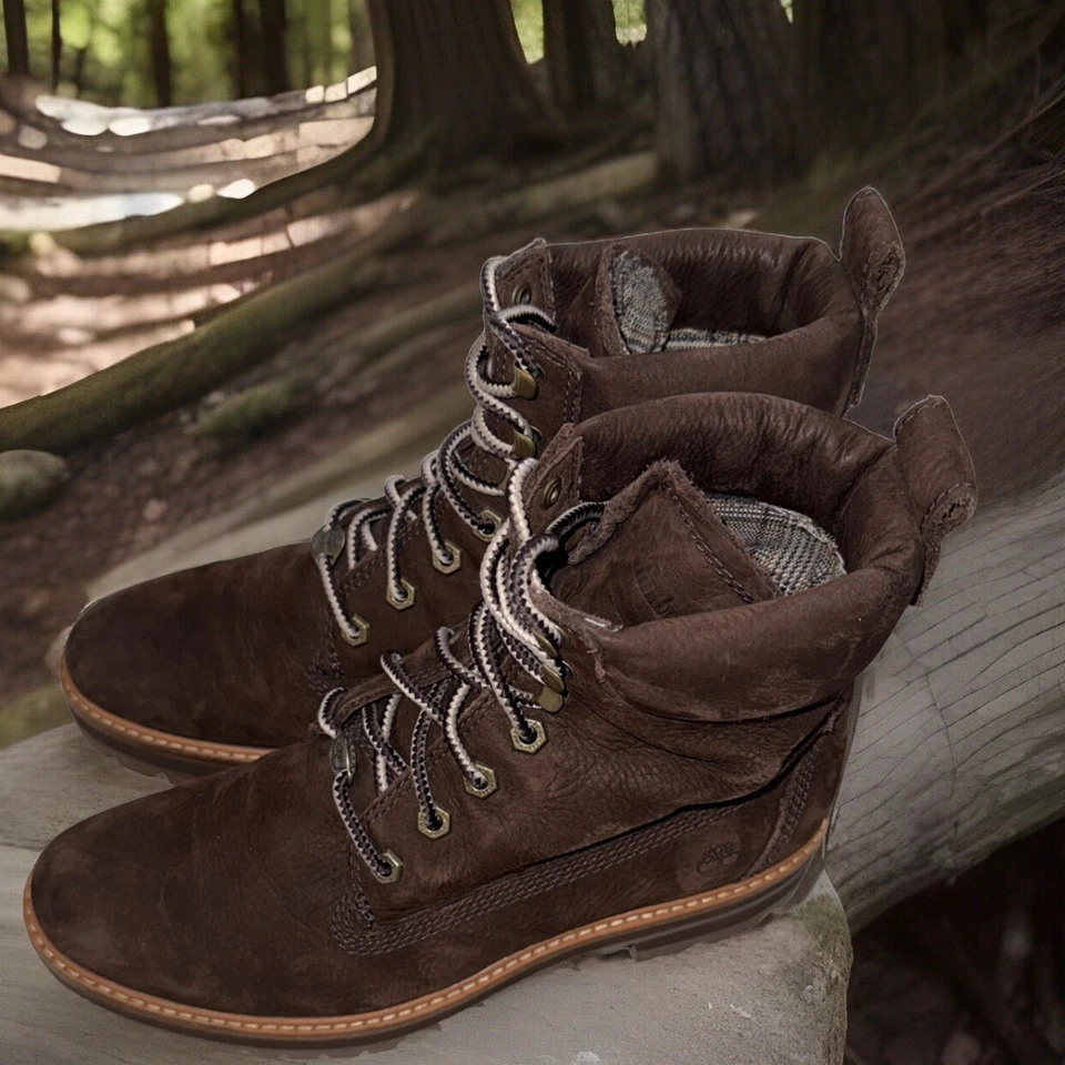 TIMBERLAND Courmayeur Valley 6 pulgadas botas de senderismo A23UY marrón para mujer talla 9 Foto 2 de 4