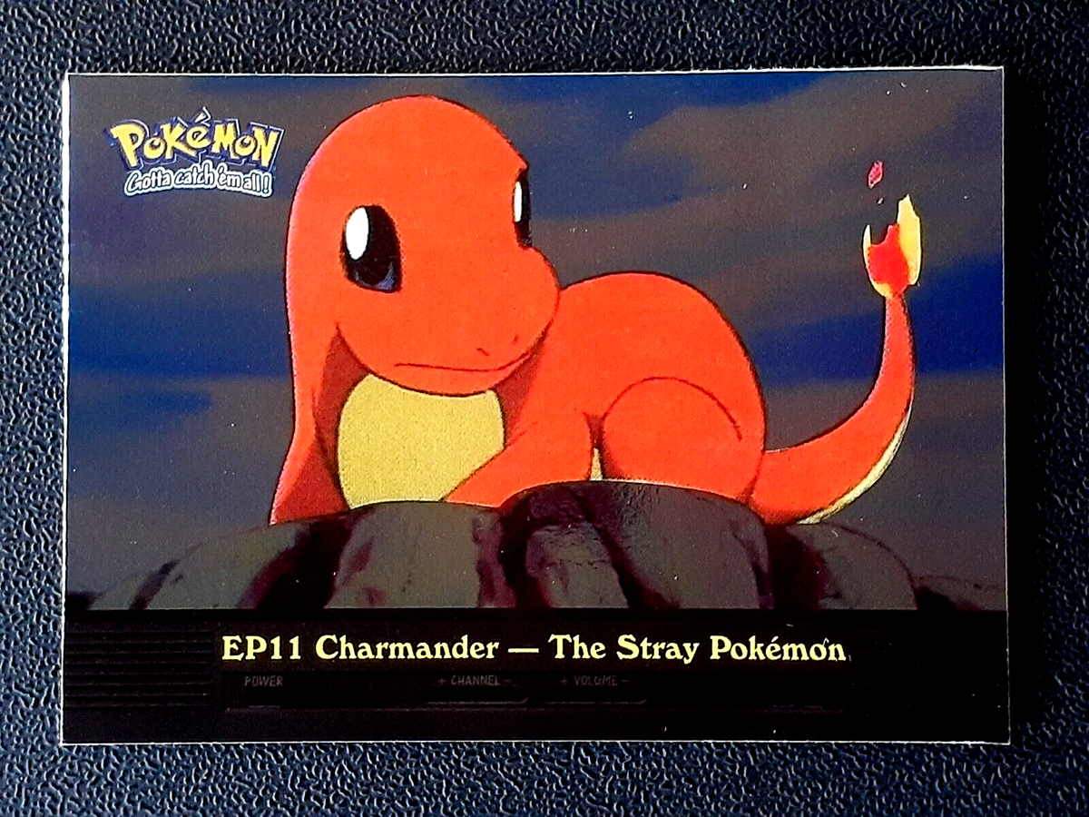 CHARMANDER / STRAY POKÉMON 2000 TOPPS POKEMON TV ANIMATION SERIES