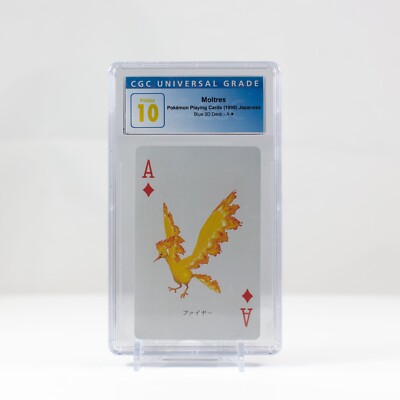 1998 Pokemon Moltres - Blue 3D Deck Playing Cards - Japanese - CGC 10 Pristine | eBay 1998 Pokemon Moltres - Blue 3D Deck Playing Cards - Japanese - CGC 10 Pristine | eBay