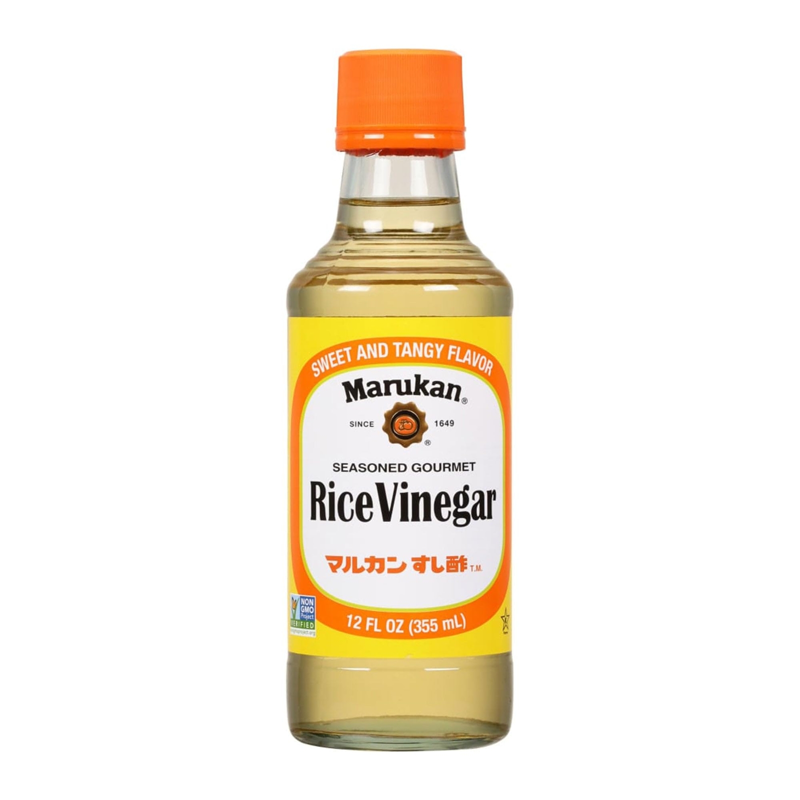 Vinagre de arroz gourmet sazonado Marukan, 12 fl oz