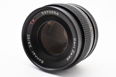 NEAR MINT w/Box】Contax Carl Zeiss Sonnar T* 85mm f/2.8 AEG Lens