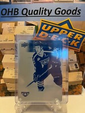 VERY RARE: 2019-20 UD CHL Printing Plate - Sasha Mutala #49 - Cyan - 1/1