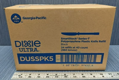 DIXIE Ultra SmartStock Series-T Knives Knife Refill 960/Carton Black DUSSK5