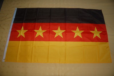 Deutschland 5 Sterne Fussball Fanflagge Fan Fahne Flagge Hissflagge 150 X 90 Cm Ebay