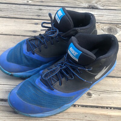 NIKE Shoes Mens 11 Air Max Emergent  Basketball Blue Black 818954-400