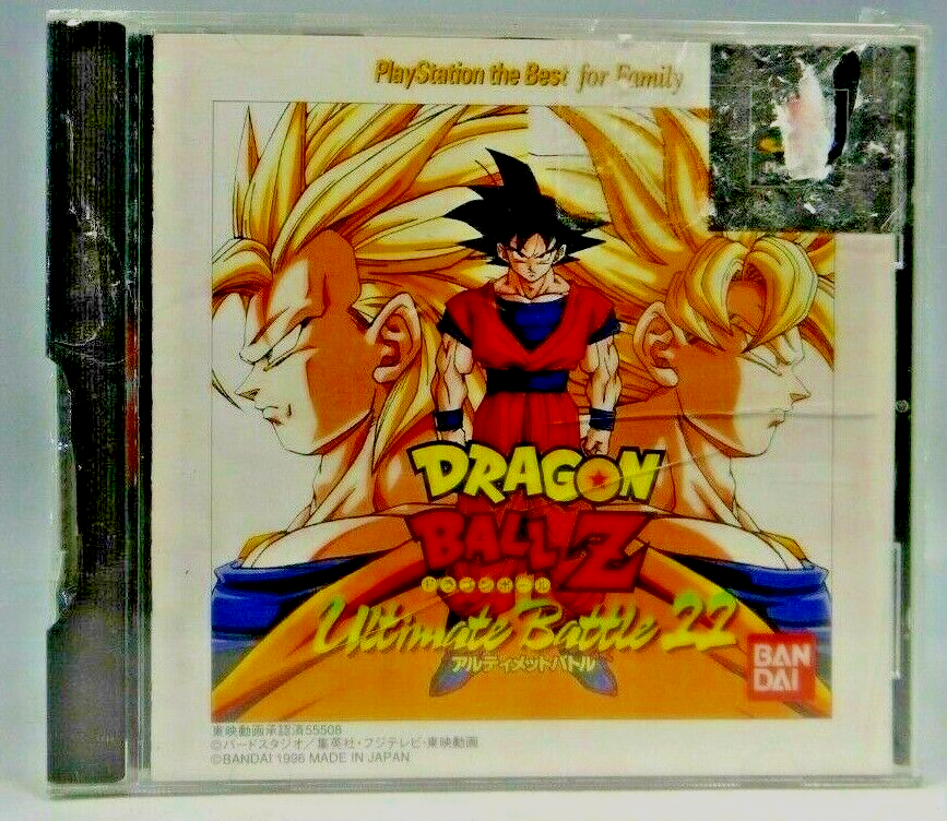 DRAGON BALL Z Ultimate Battle 22 (Sony PlayStation 1 PS1, 2003) COMPLET
