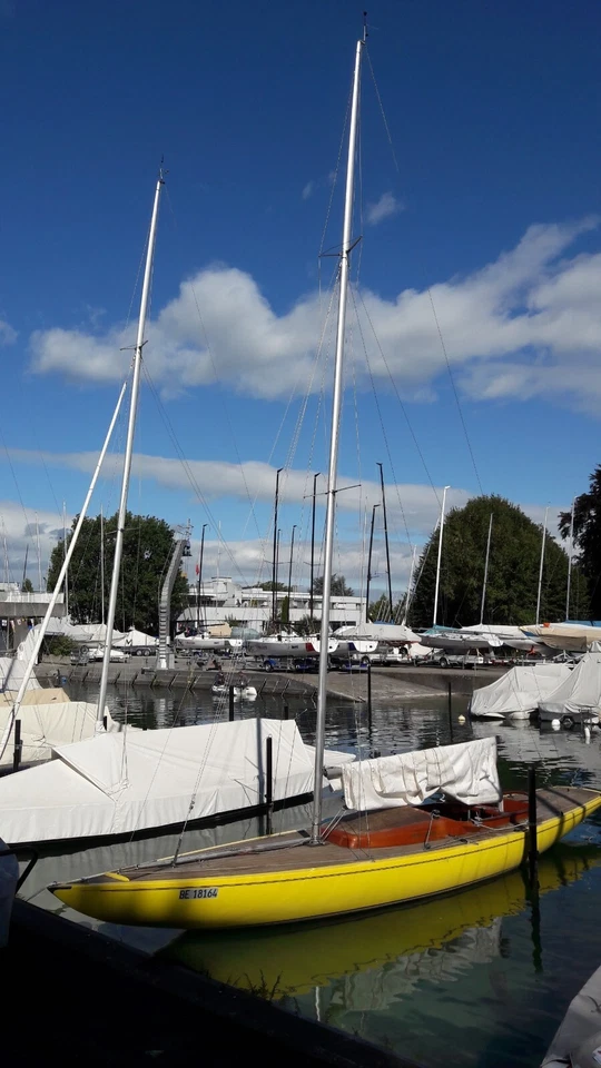 Segelboot Drachen mit TEAKDECK