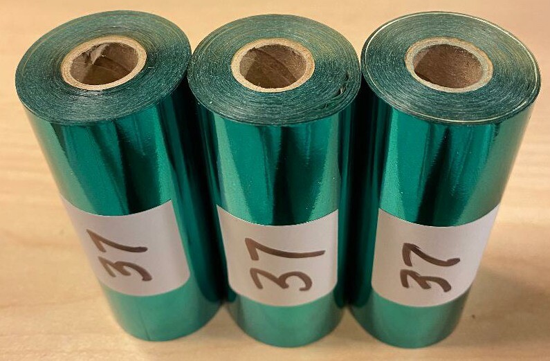 Kingsley Hot Stamp Stamping Foil Shiny Teal - 3 Rolls - 3