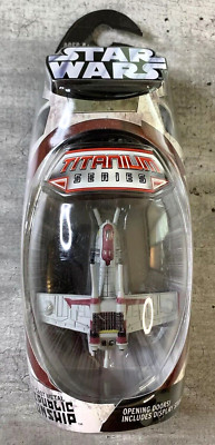 Star Wars Titanium Series, Republic LAAT/i Gunship (Red), Die Cast Hasbro 2005
