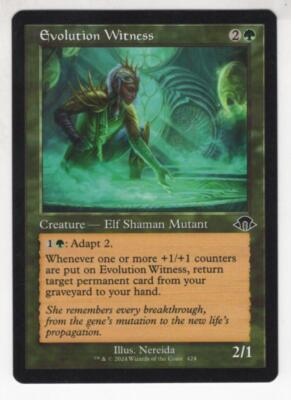 MTG Modern Horizons 3 Common Card Evolution Witness (Retro-Rahmen)
