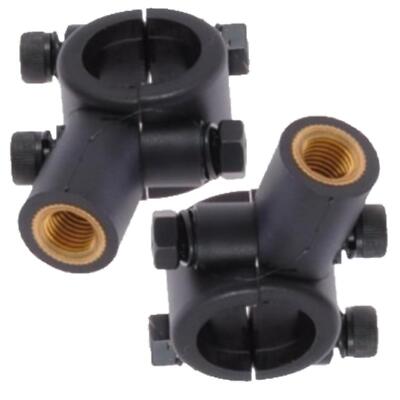 2x Spiegelschelle Spiegelhalter Spiegel Lenker M10 Rechtsgewinde Motorrad Trike
