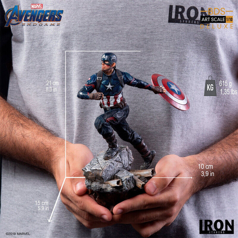 1/10 Iron Studios Avengers: Endgame Captain America Deluxe BDS Art