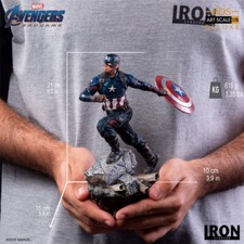 1/10 Iron Studios Avengers: Endgame Captain America Deluxe BDS Art Statue Model